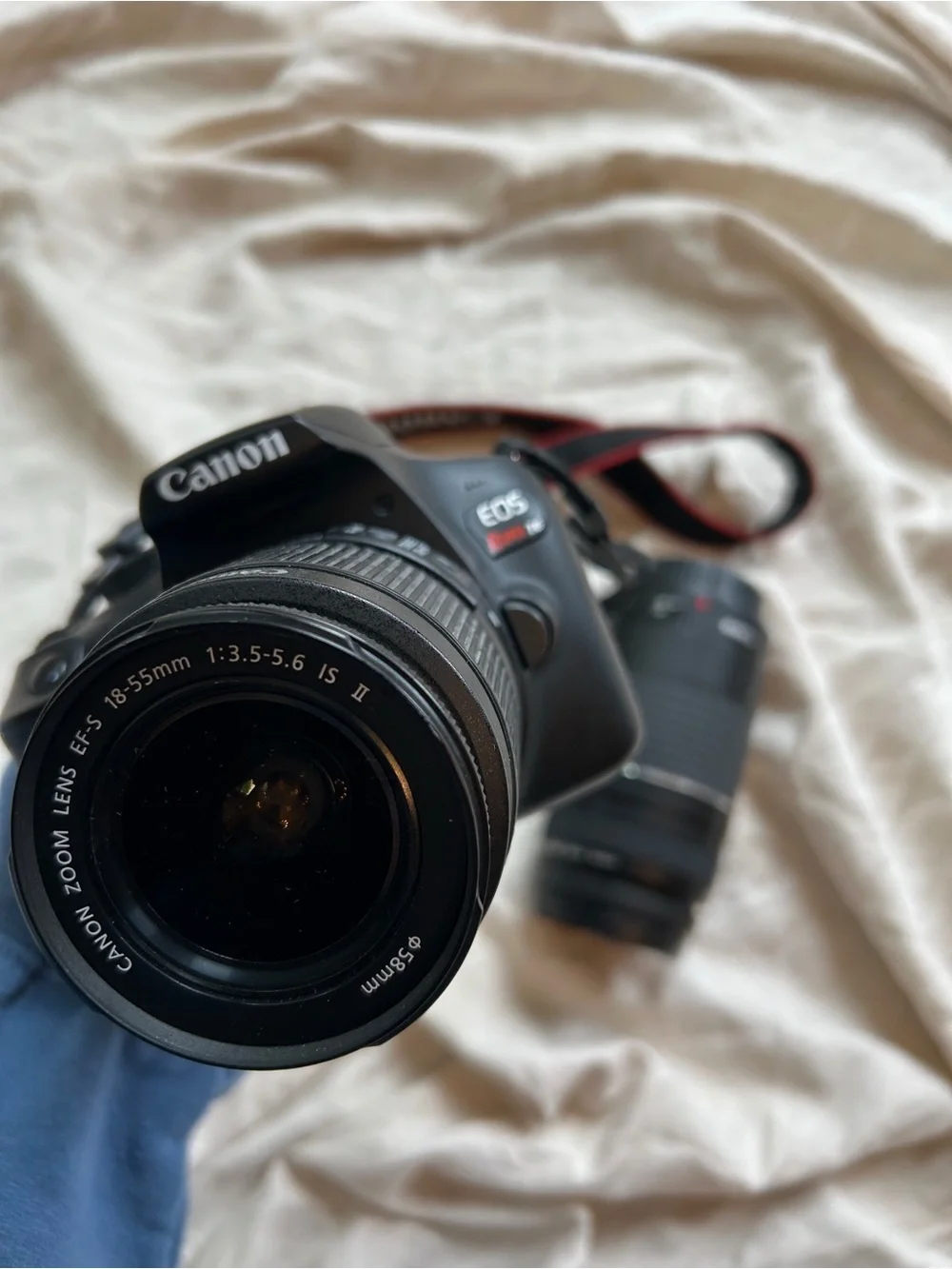 Canon Rebel T6 with set of 2 Zoom Lens